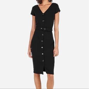 Express black Midi Dress